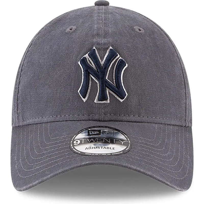 szara-regulowana-czapka-z-zakrzywionym-daszkiem-z-niebieskim-logo-9twenty-core-classics-new-york-yankees-mlb-new-era
