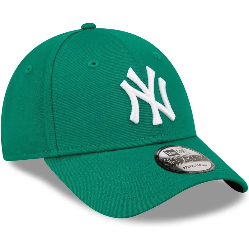 kepure-islenkta-zalia-reguliuojama-juostele-9forty-league-essential-new-york-yankees-mlb-new-era