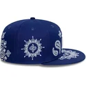 kepure-plokscia-melyna-priglundanti-59fifty-paisley-los-angeles-dodgers-mlb-new-era