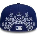 kepure-plokscia-melyna-priglundanti-59fifty-paisley-los-angeles-dodgers-mlb-new-era