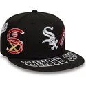 kepure-plokscia-juoda-priglundanti-59fifty-all-over-chicago-white-sox-mlb-new-era