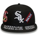 kepure-plokscia-juoda-priglundanti-59fifty-all-over-chicago-white-sox-mlb-new-era