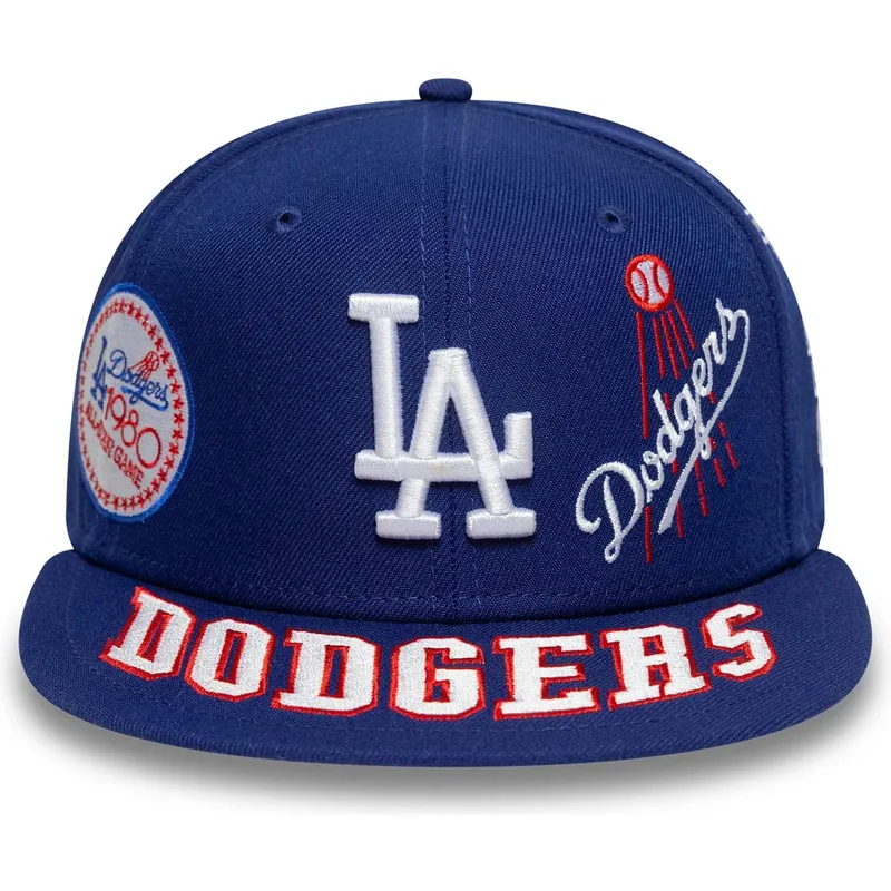 kepure-plokscia-melyna-priglundanti-59fifty-all-over-los-angeles-dodgers-mlb-new-era