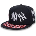 kepure-plokscia-tamsiai-melyna-priglundanti-59fifty-all-over-new-york-yankees-mlb-new-era