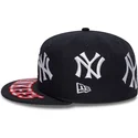 kepure-plokscia-tamsiai-melyna-priglundanti-59fifty-all-over-new-york-yankees-mlb-new-era