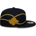 kepure-plokscia-tamsiai-melyna-priglundanti-59fifty-chain-wrap-new-york-yankees-mlb-new-era