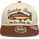 brazowa-regulowana-czapka-z-zakrzywionym-daszkiem-9fifty-retro-crown-outdoor-fishing-club-new-era