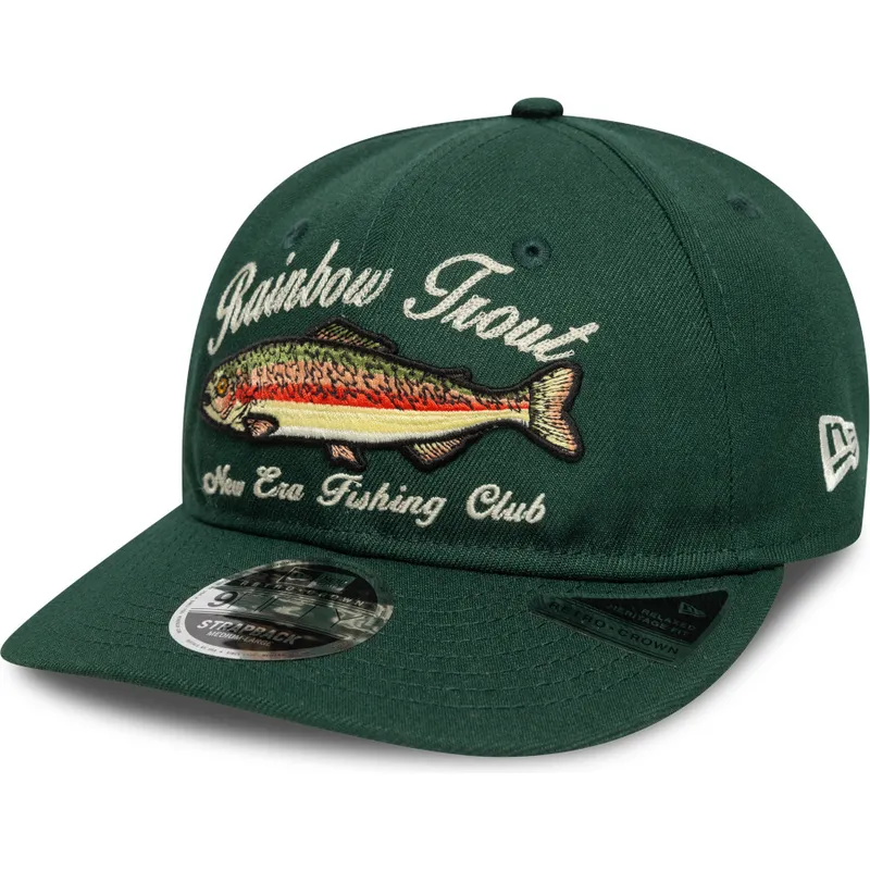 zielona-regulowana-czapka-z-zakrzywionym-daszkiem-9fifty-retro-crown-outdoor-fishing-club-new-era