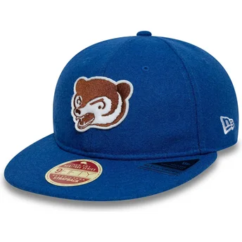 Niebieska regulowana czapka z daszkiem 9FIFTY Retro Crown Heritage Chicago Cubs MLB od New Era