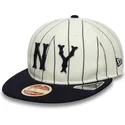 bezowo-granatowa-regulowana-czapka-z-daszkiem-9fifty-retro-crown-heritage-new-york-yankees-mlb-od-new-era