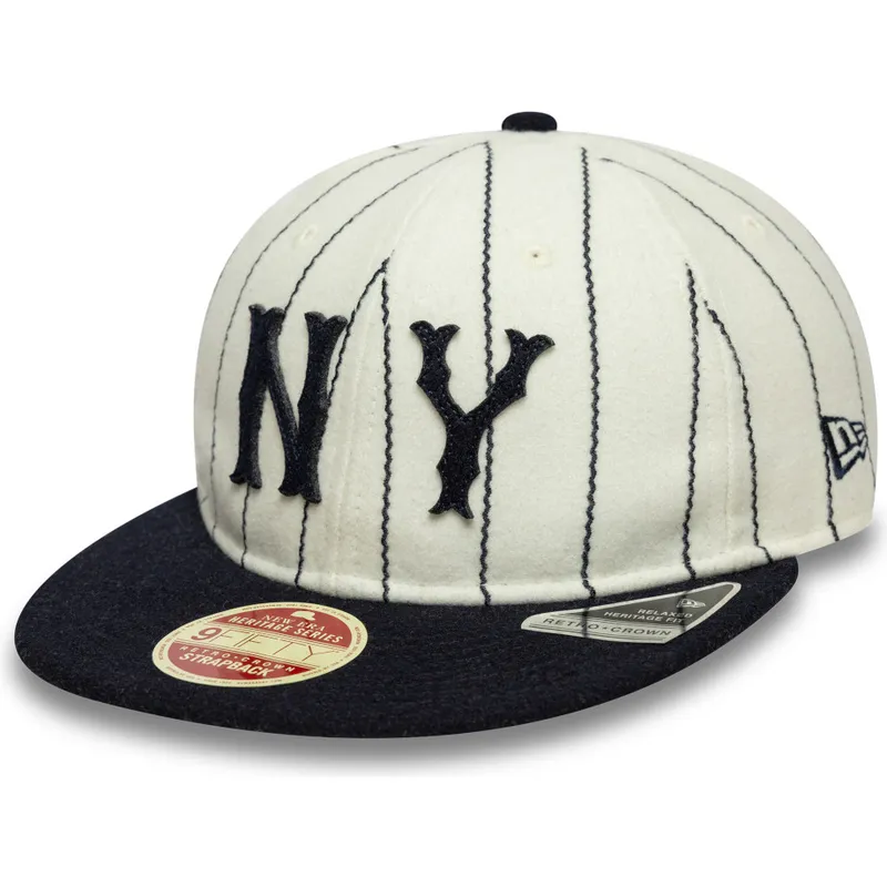 kepure-plokscia-smelio-reguliuojamas-9fifty-retro-crown-heritage-new-york-yankees-mlb-new-era