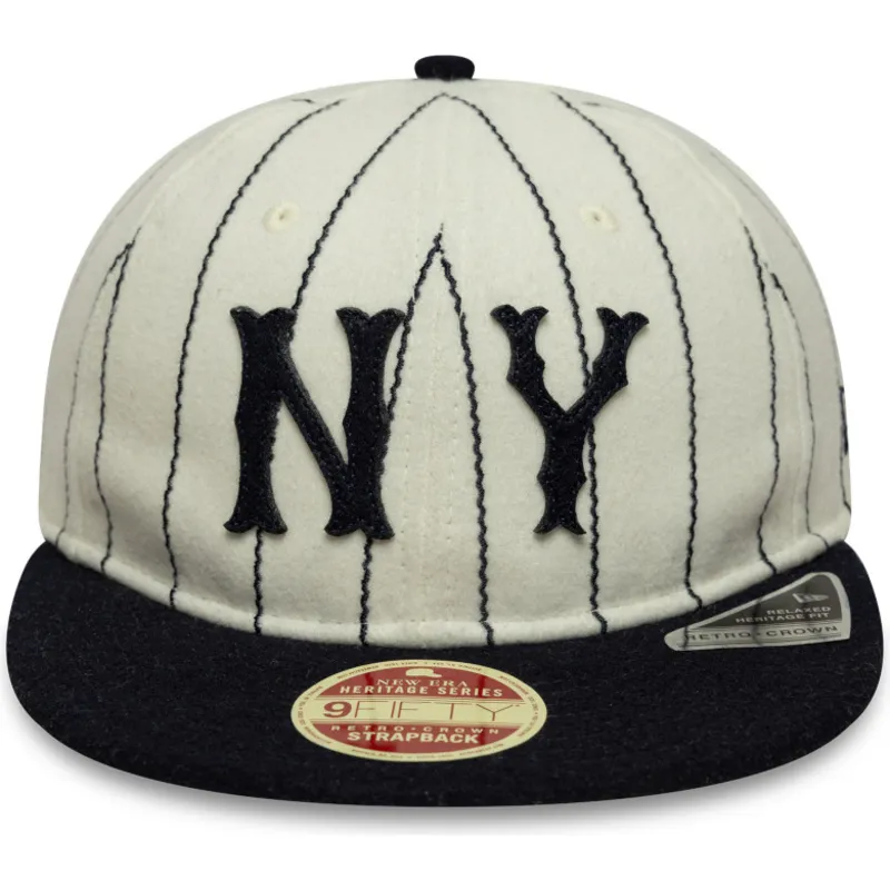 kepure-plokscia-smelio-reguliuojama-juostele-9fifty-retro-crown-heritage-new-york-yankees-mlb-new-era