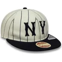 plaska-czapka-bezowo-granatowa-regulowana-9fifty-retro-crown-heritage-new-york-yankees-mlb-new-era