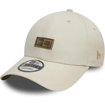 Cap išlenkta beige adjustable strap 9FORTY New Era
