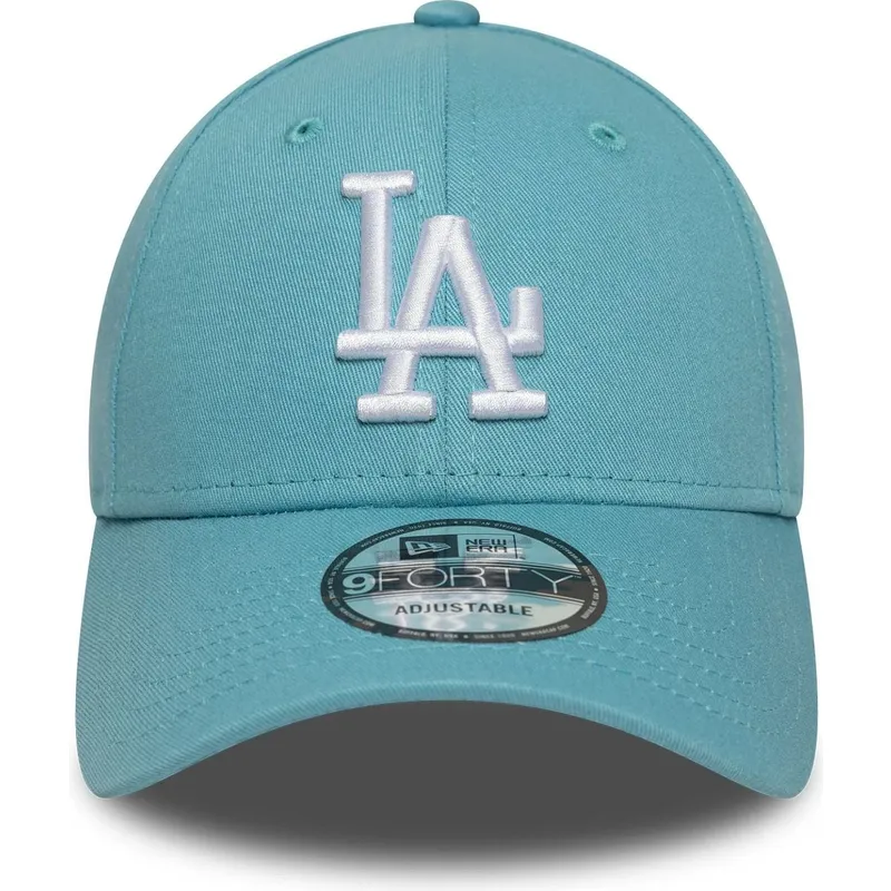 kepure-islenkta-melyna-reguliuojamas-9forty-league-essential-los-angeles-dodgers-mlb-new-era