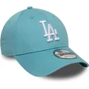 kepure-islenkta-melyna-reguliuojamas-9forty-league-essential-los-angeles-dodgers-mlb-new-era