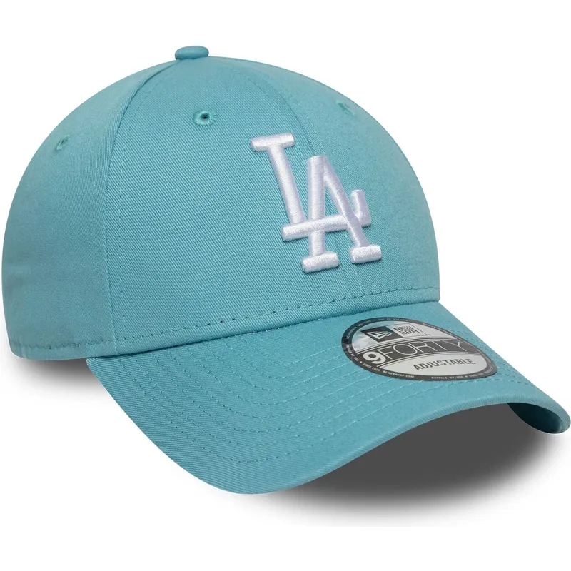 kepure-islenkta-melyna-reguliuojamas-9forty-league-essential-los-angeles-dodgers-mlb-new-era