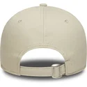 bezowa-zakrzywiona-czapka-regulowana-z-zielonym-logo-9forty-league-essential-oakland-athletics-mlb-od-new-era