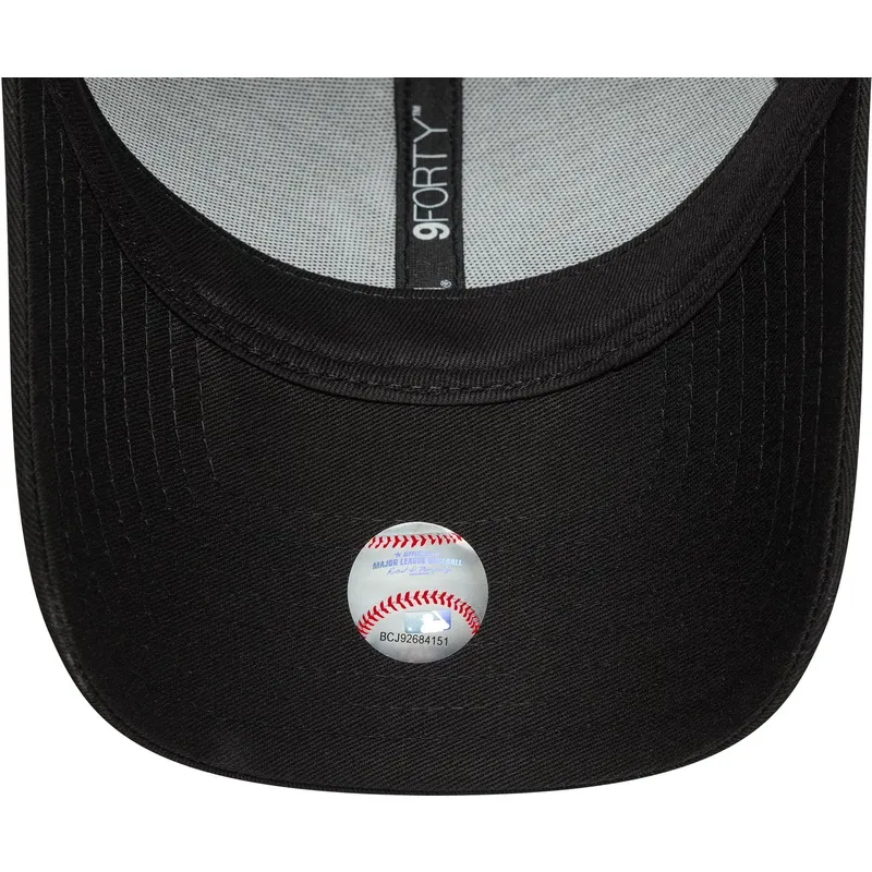 kepure-islenkta-juoda-reguliuojamas-9forty-ombre-infill-new-york-yankees-mlb-new-era
