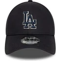 kepure-islenkta-tamsiai-melyna-reguliuojamas-9forty-team-outline-los-angeles-dodgers-mlb-new-era