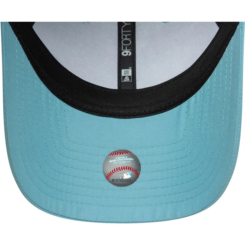 kepure-islenkta-melyna-reguliuojamas-9forty-tonal-flawless-new-york-yankees-mlb-new-era
