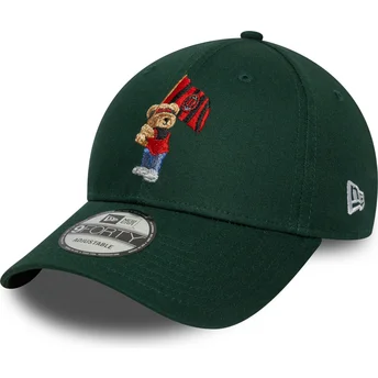 New Era Curved Brim 9FORTY Seasonal AC Milan Serie A Green Adjustable Cap