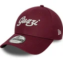 new-era-curved-brim-9forty-seasonal-moto-guzzi-maroon-adjustable-cap