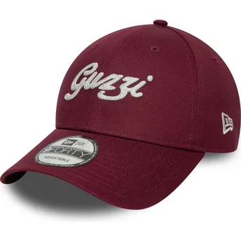 Czapka z daszkiem bordowa regulowana 9FORTY Seasonal Moto Guzzi od New Era