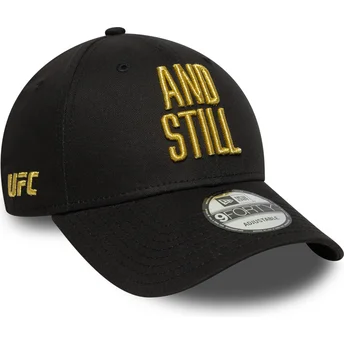 Czarna zakrzywiona czapka regulowana 9FORTY Metallic Champ UFC Ultimate Fighting Championship And Still od New Era