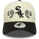 kepure-islenkta-smelio-snapback-a-frame-paisley-chicago-white-sox-mlb-new-era