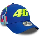 niebieska-czapka-z-zakrzywionym-daszkiem-snapback-9forty-fanwear-valentino-rossi-vr46-motogp-new-era