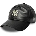 czapka-z-daszkiem-czarna-regulowana-9twenty-leather-new-york-yankees-mlb-new-era