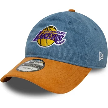 Cap išlenkta multicolor adjustable strap 9TWENTY Denim Midi Los Angeles Lakers NBA New Era