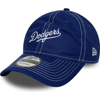 Cap išlenkta blue adjustable strap 9TWENTY Contrast Stitch Los Angeles Dodgers MLB New Era