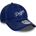 niebieska-regulowana-czapka-z-zakrzywionym-daszkiem-9twenty-contrast-stitch-los-angeles-dodgers-mlb-new-era