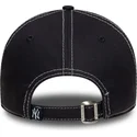 kepure-islenkta-tamsiai-melyna-reguliuojamas-9twenty-contrast-stitch-new-york-yankees-mlb-new-era