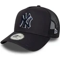 kepure-islenkta-tamsiai-melyna-snapback-a-frame-outline-new-york-yankees-mlb-new-era