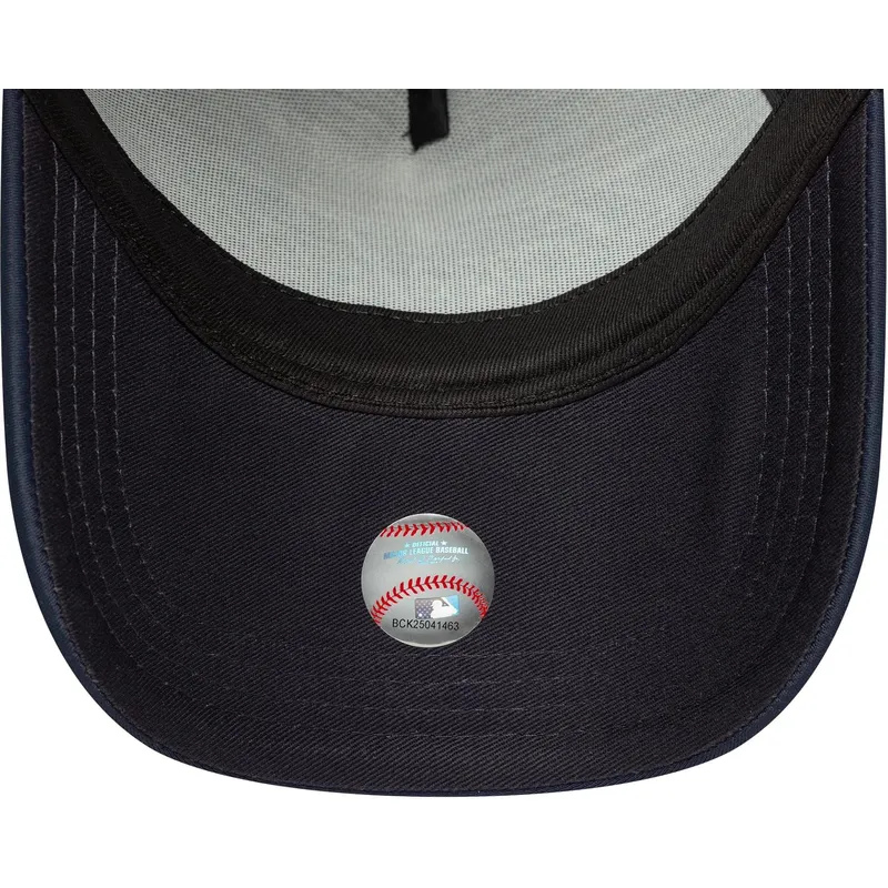 kepure-islenkta-tamsiai-melyna-snapback-a-frame-script-new-york-yankees-mlb-new-era