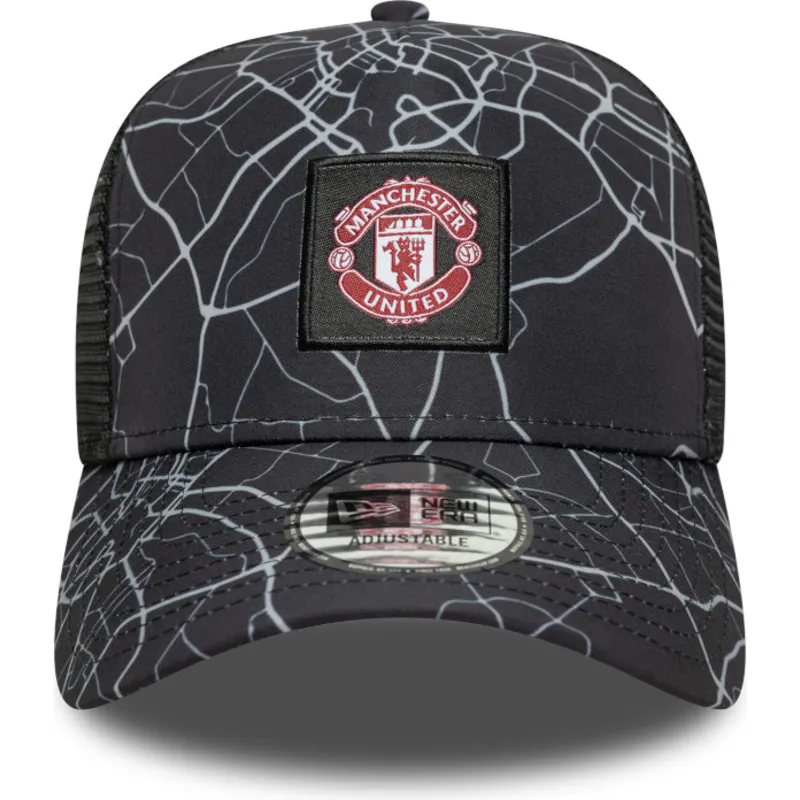 cap-islenkta-black-snapback-a-frame-all-over-print-manchester-united-football-club-premier-league-new-era