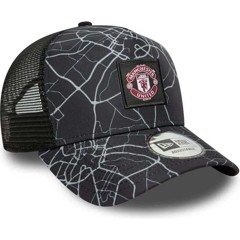 cap-islenkta-black-snapback-a-frame-all-over-print-manchester-united-football-club-premier-league-new-era
