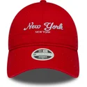 kepure-islenkta-oranzine-reguliuojama-juostele-9twenty-city-new-york-new-era