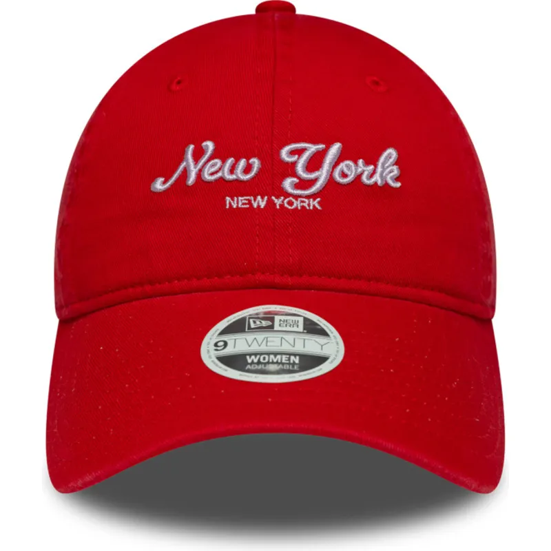 kepure-islenkta-oranzine-reguliuojama-juostele-9twenty-city-new-york-new-era