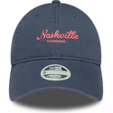 niebieska-zakrzywiona-regulowana-czapka-damska-9twenty-city-nashville-marki-new-era