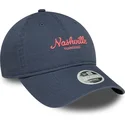 niebieska-zakrzywiona-regulowana-czapka-damska-9twenty-city-nashville-marki-new-era