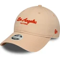 kepure-islenkta-rozine-reguliuojama-juostele-9twenty-city-los-angeles-new-era