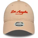 kepure-islenkta-rozine-reguliuojama-juostele-9twenty-city-los-angeles-new-era
