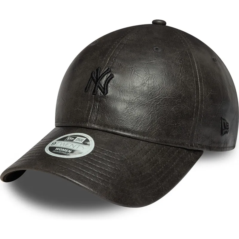 czarna-regulowana-czapka-z-daszkiem-dla-kobiet-z-czarnym-logo-9twenty-tonal-new-york-yankees-mlb-new-era