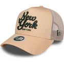 rozowa-czapka-trucker-damska-a-frame-city-new-york-new-era