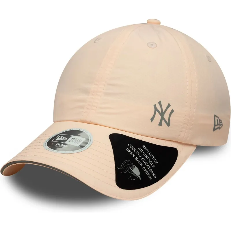 cap-islenkta-pink-adjustable-strap-open-back-flawless-new-york-yankees-mlb-new-era