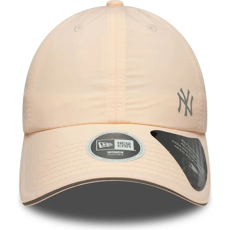 kepure-islenkta-rozine-reguliuojamas-open-back-flawless-new-york-yankees-mlb-new-era